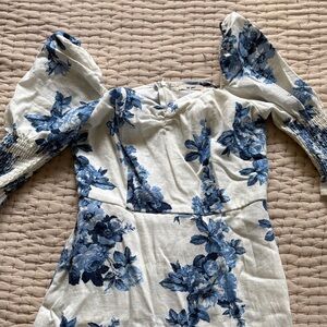 Floral Puff Sleeve Dress